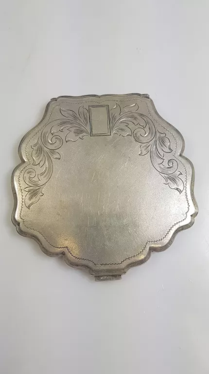 STARA SREBRNA PUDERNICA PRÓBA 800 WAGA OKOŁO 120G
