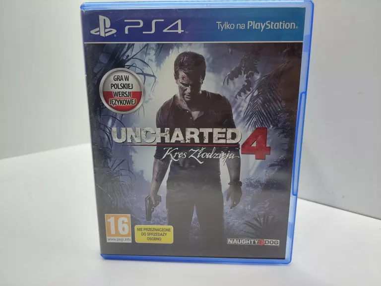 GRA NA PS4 UNCHARTED 4 KRES ZŁODZIEJA