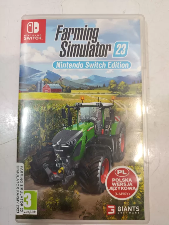 FARMING SIMULATOR 23 SYMULATOR FARMY 2023 NINTENDO SWITCH EDITION