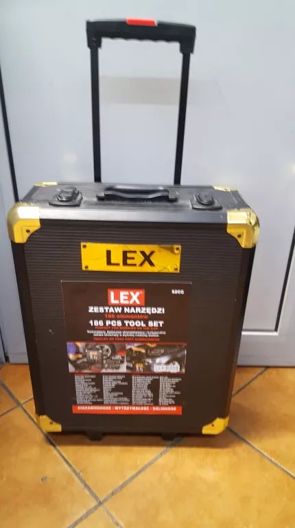 ZESTAW NARZĘDZI LEX 186 EL. WALIZKA