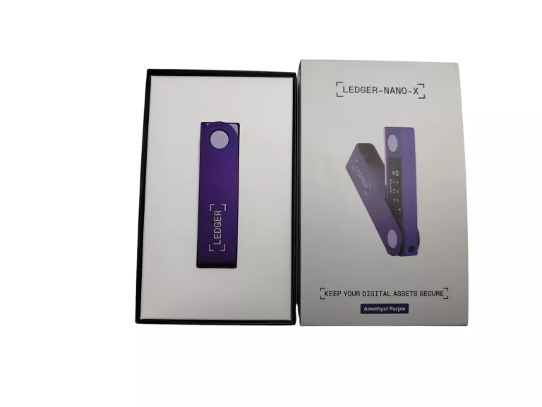 PORTFEL KRYPTOWALUT LEDGER-NANO-X FIOLETOWY