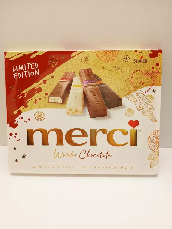 MERCI WINTER CHOCOLATE CZEKOLADKI EDYCJA ŚWIĄTECZNA 250G