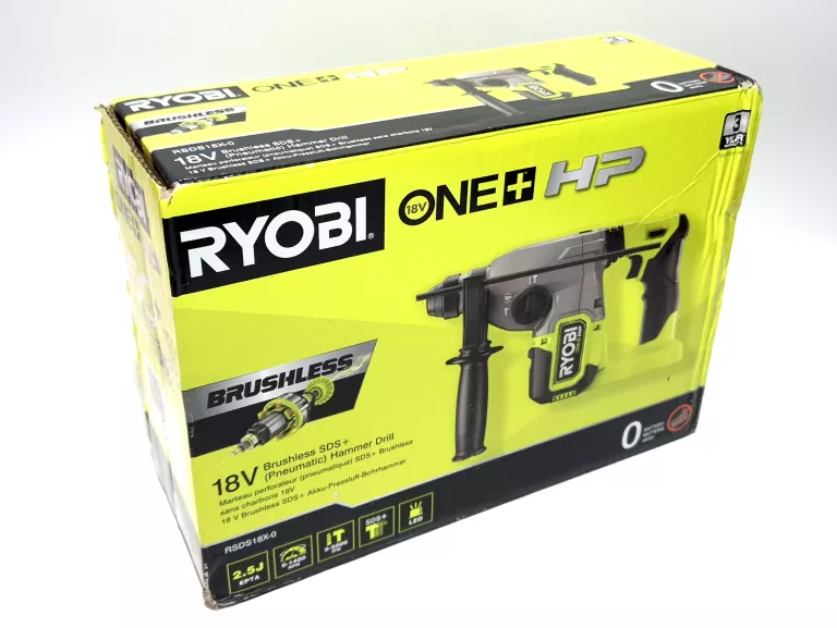 MŁOTOWIERTARKA UDAROWA BEZPRZEWODOWA 18V RSDS18X-0 RYOBI ONE+