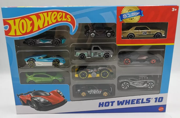 HOT WHEELS ZESTAW 10 AUT /2