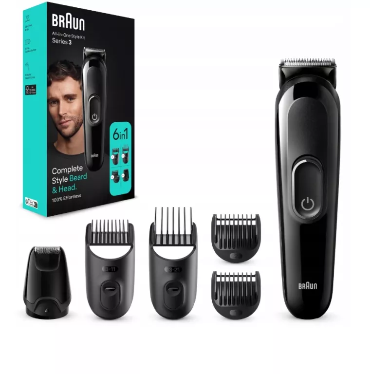 BRAUN SERIES 3 MGK3410 ALL-IN-ONE BEARD & HEAD TRYMER DO BRODY I WŁOSÓW 42