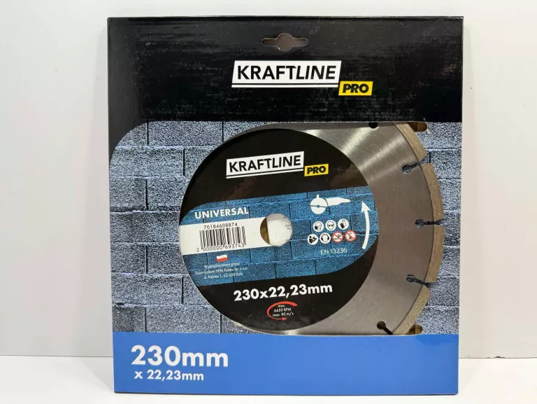 TARCZA DIAMENTOWA SEGMENTOWA 230 X 22,23 MM KRAFTLINE PRO