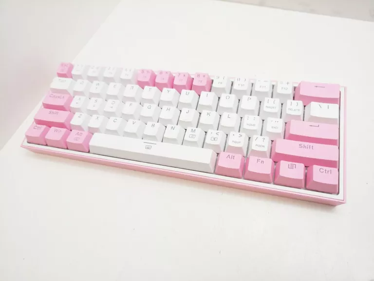 KLAWIATURA PC REDRAGON FIZZ RGB K617-RGB RÓŻOWA
