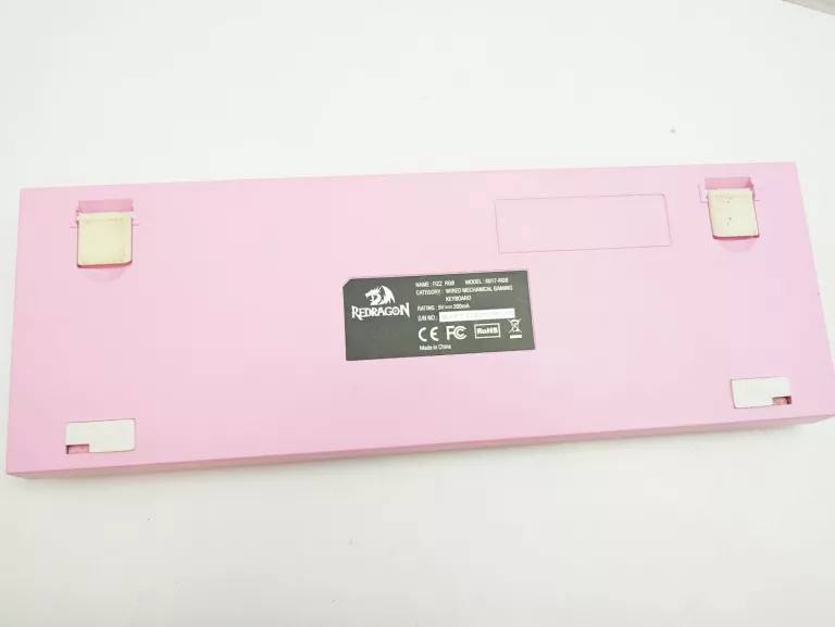 KLAWIATURA PC REDRAGON FIZZ RGB K617-RGB RÓŻOWA
