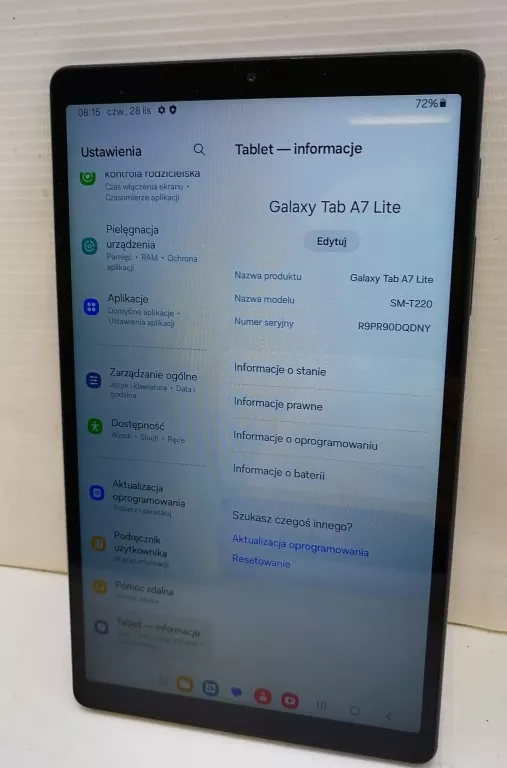 TABLET SAMSUNG GALAXY TAB A7 LITE 3/32GB SAM