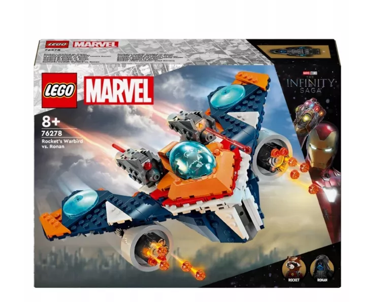 LEGO SUPER HEROES 76278 ROCKET'S WARBIRD KONTRA. 5702017590288