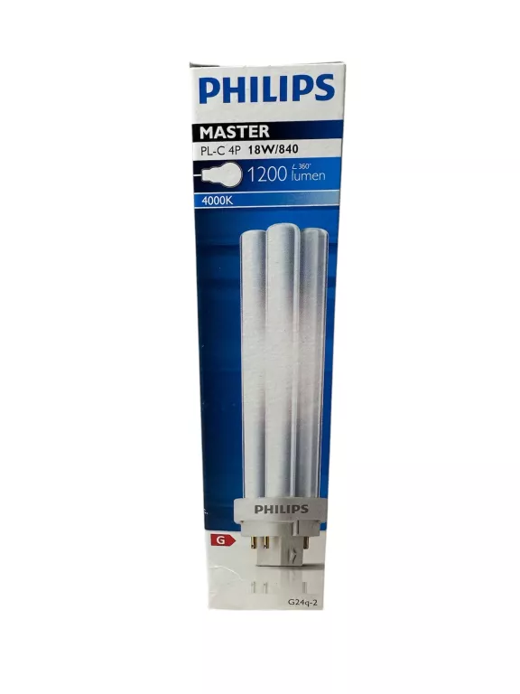 ŻARÓWKA PHILIPS MASTER PL-C 4P 18W/840 /1200 LUMEN/400K