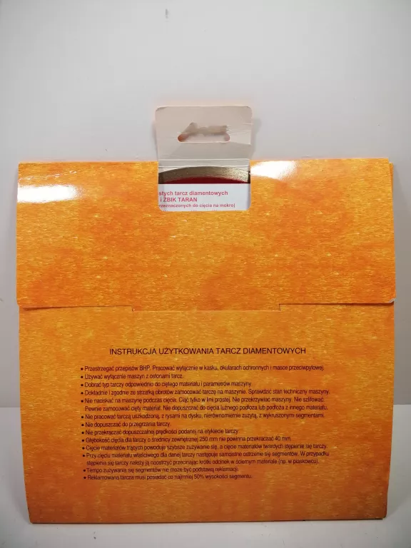 TARCZA DIAMENTOWA ZBIK 250