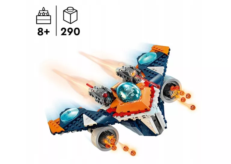 LEGO SUPER HEROES 76278 ROCKET'S WARBIRD KONTRA. 5702017590288