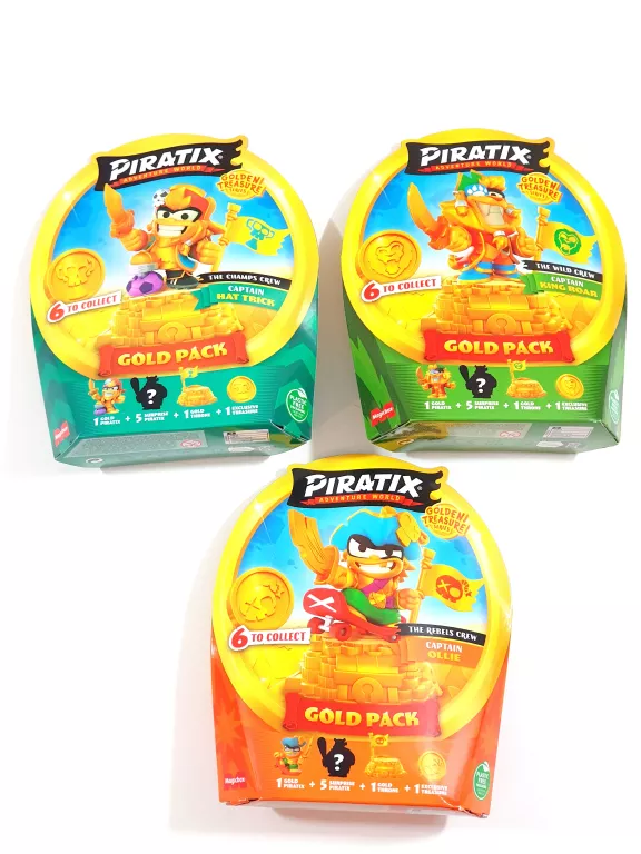 MAGIC BOX - PIRATIX - SERIA GOLDEN TREASURE - GOLD PACK MIX