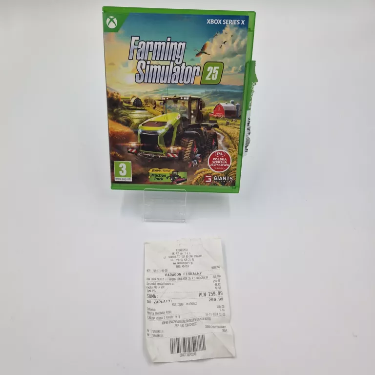 GRA FARMING SIMULATOR 25 XBOX SERIES X/ NAPISY PL/ GW 2026!