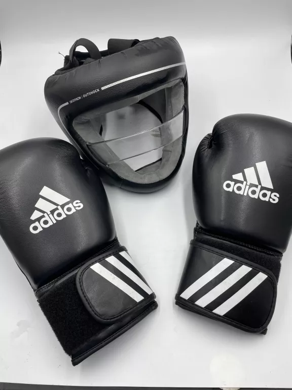 KASK I RĘKAWICE BOKSERSKIE ADIDAS SPEED 50