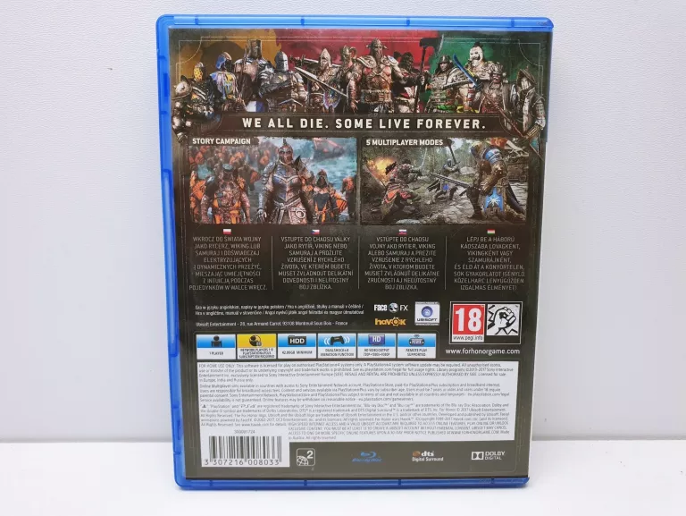 GRA PS4 FOR HONOR DELUXE EDITION PL