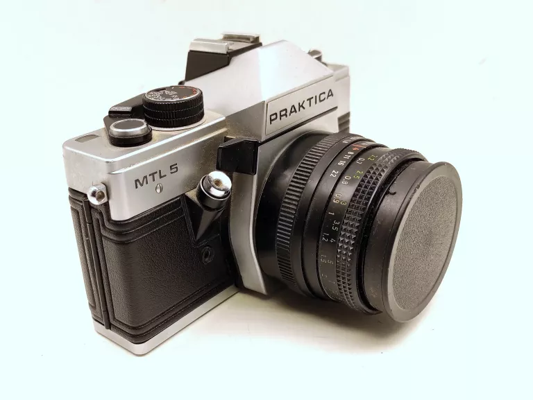 APARAT FOTOGRAFICZNY PRAKTICA MTL 5 + CARL ZEISS JENA DDR PANCOLAR AUTO 50