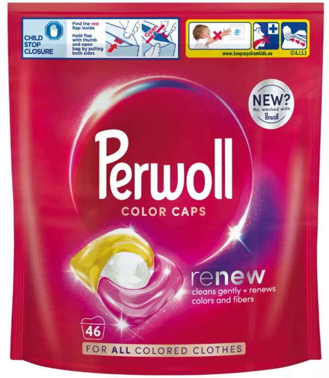 KAPSUŁKI DO PRANIA PERWOLL RENEW COLOR - 46 SZT 9000101810417