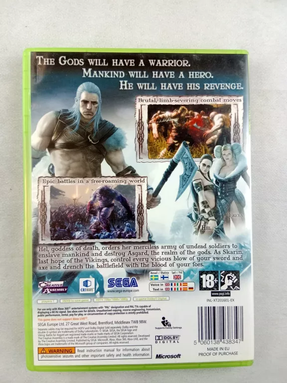 GRA XBOX360 VIKING BATTLE FOR ASGARD