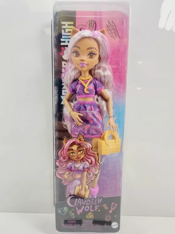 LALKA MATTEL MONSTER HIGH CLAWDEEN WOLF 27,5 CM