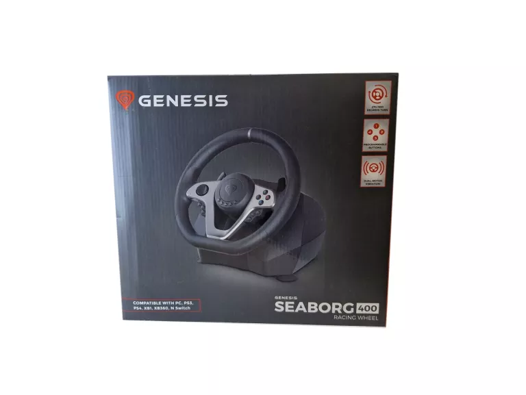 KIEROWNICA GENSISS SEABORG 400 PC PS4 XBOX SWITCH