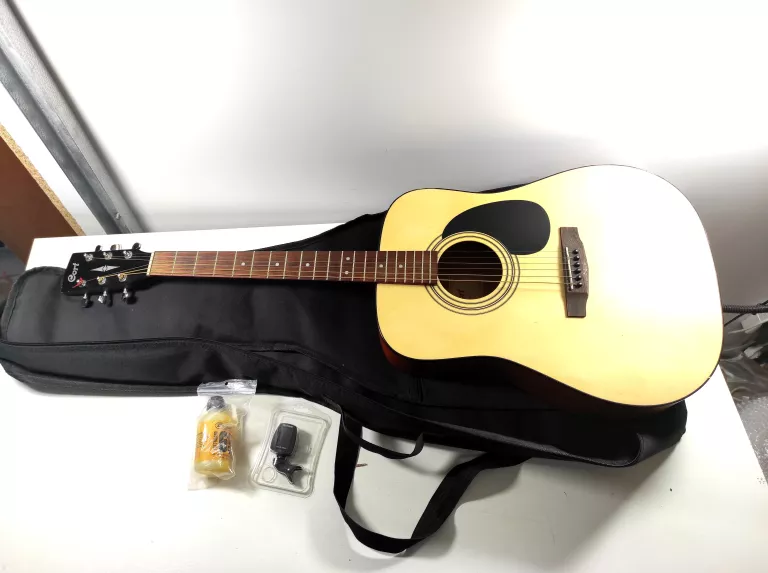 GITARA AKUSTYCZNA 4/4 CORT AD810 OP + POKROWIEC + STROIK THOMANN CGT-10