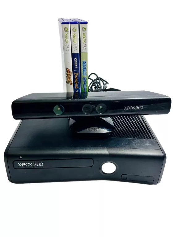 KONSOLA XBOX 360 +KINECT