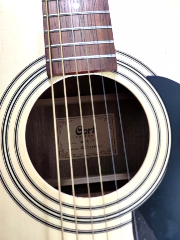 GITARA AKUSTYCZNA 4/4 CORT AD810 OP + POKROWIEC + STROIK THOMANN CGT-10