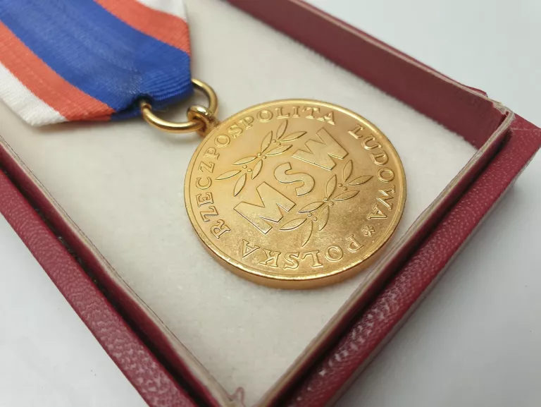 MEDAL MSW W SŁUŻBIE NARODU ZŁOTY