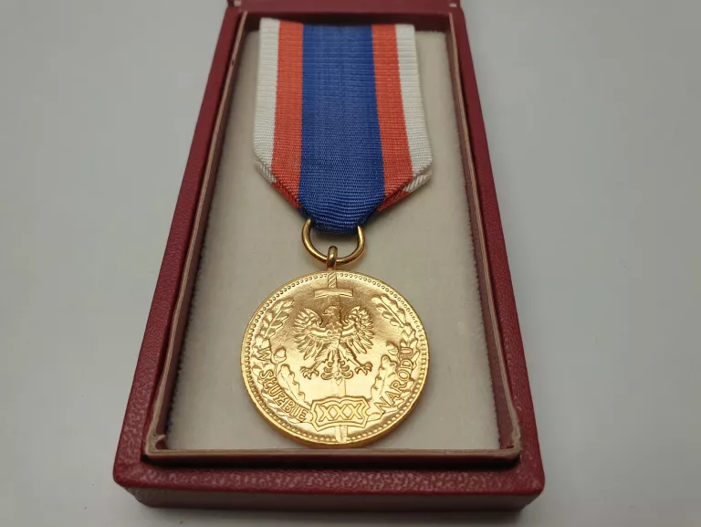 MEDAL MSW W SŁUŻBIE NARODU ZŁOTY