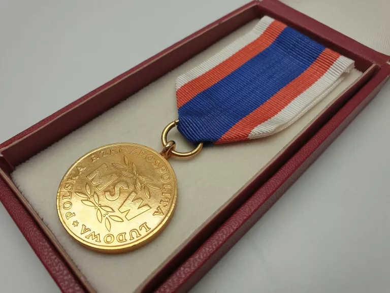 MEDAL MSW W SŁUŻBIE NARODU ZŁOTY