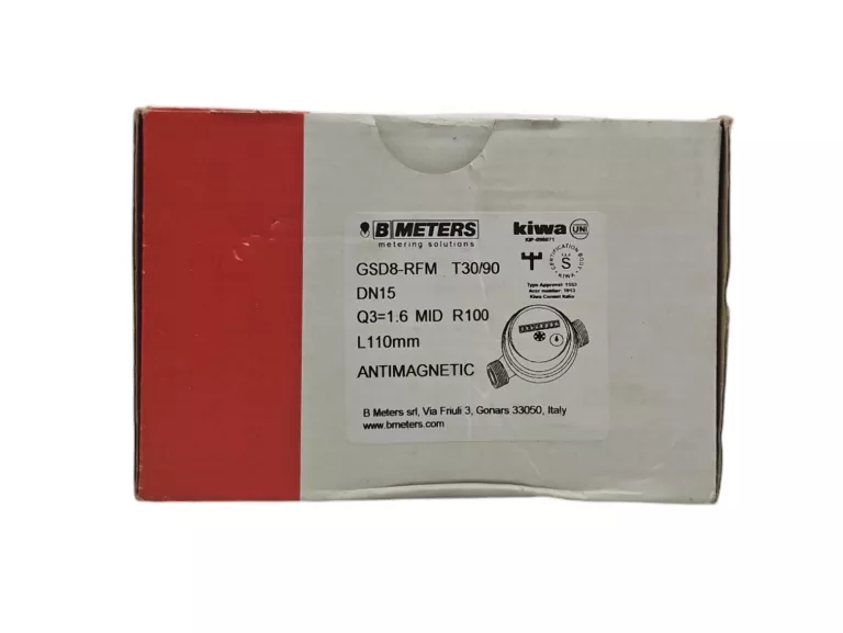 WODOMIERZ DO CIEPŁEJ WODY BMETERS GSD8-RFM 1/2" 1,6 M3/H