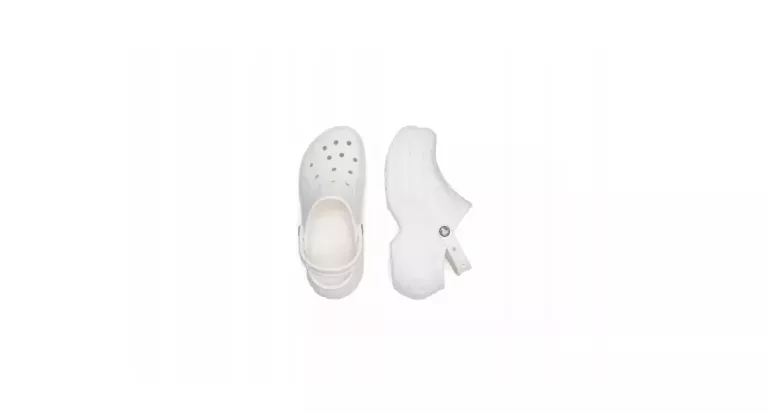 WYSOKIE BIAŁE CROCS M5 W7
