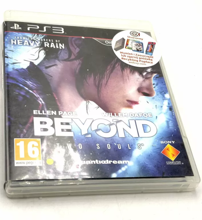 PS3 BEYOND TWO SOULS DWIE DUSZE THRILLER