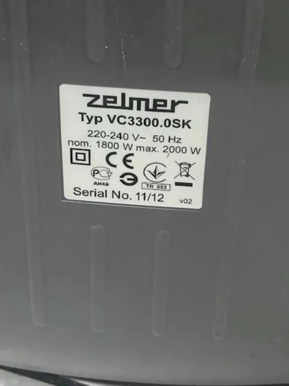 ODKURZACZ ZELMER VC3300.0SK