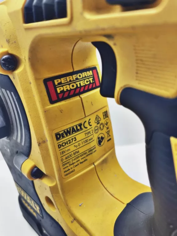MŁOTOWIERTARKA DEWALT DCH 273 USZKODZONA