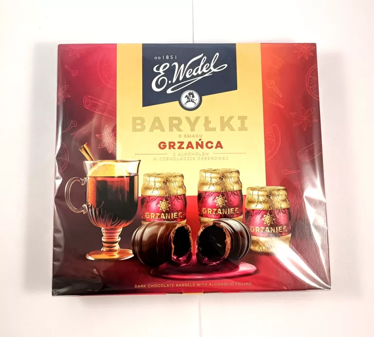 CZEKOLADKI BARYŁKI O SMAKU GRZAŃCA WEDEL 200G
