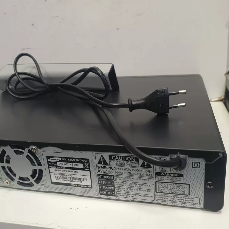 NAGRYWARKA Z DYSKIEM SAMSUNG DVD-HR773 HDMI / PILOT