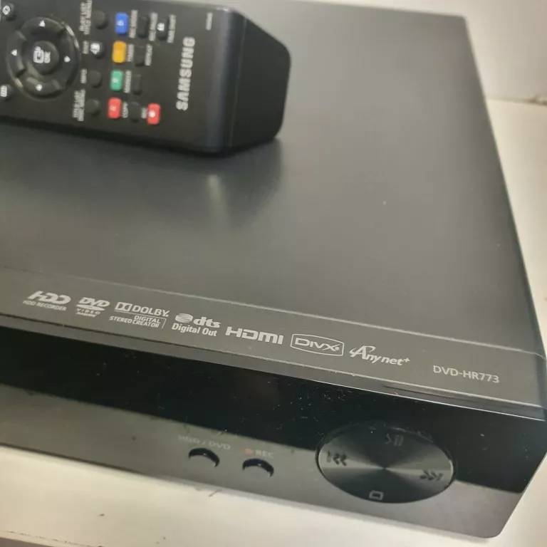 NAGRYWARKA Z DYSKIEM SAMSUNG DVD-HR773 HDMI / PILOT