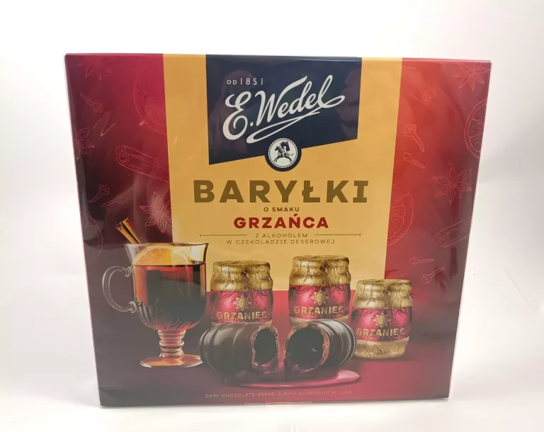 CZEKOLADKI BARYŁKI O SMAKU GRZAŃCA WEDEL 200G