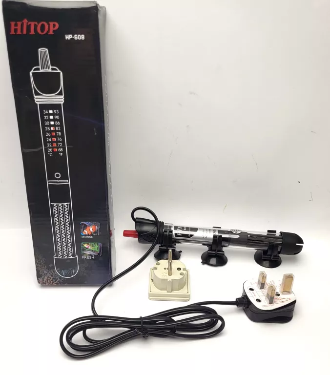 PODGRZEWACZ DO AKWARIUM Z TERMOMETREM HITOP HP-608