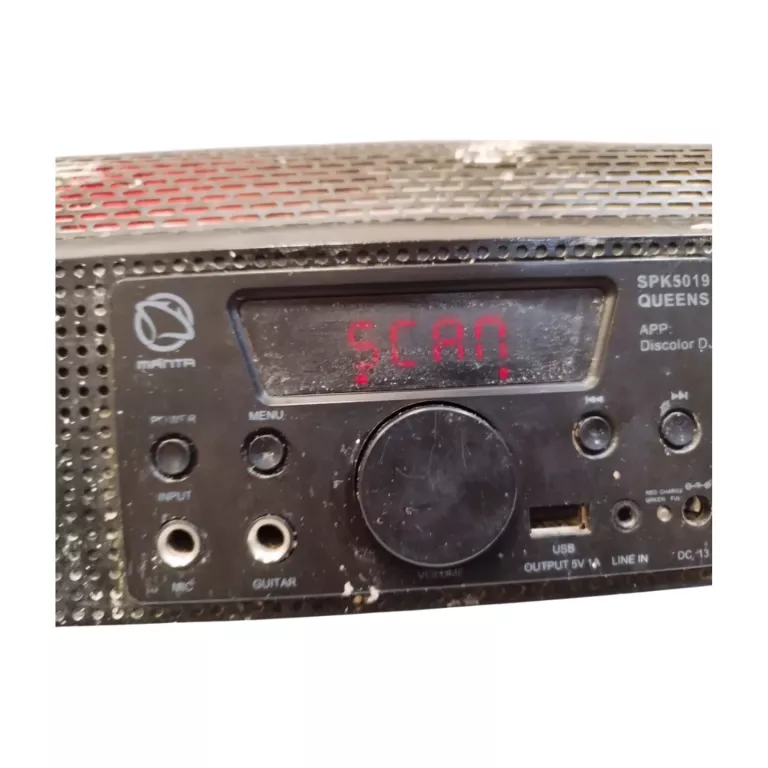 GŁOŚNIK BT MANTA SPK 5019 + ŁADOWARKA