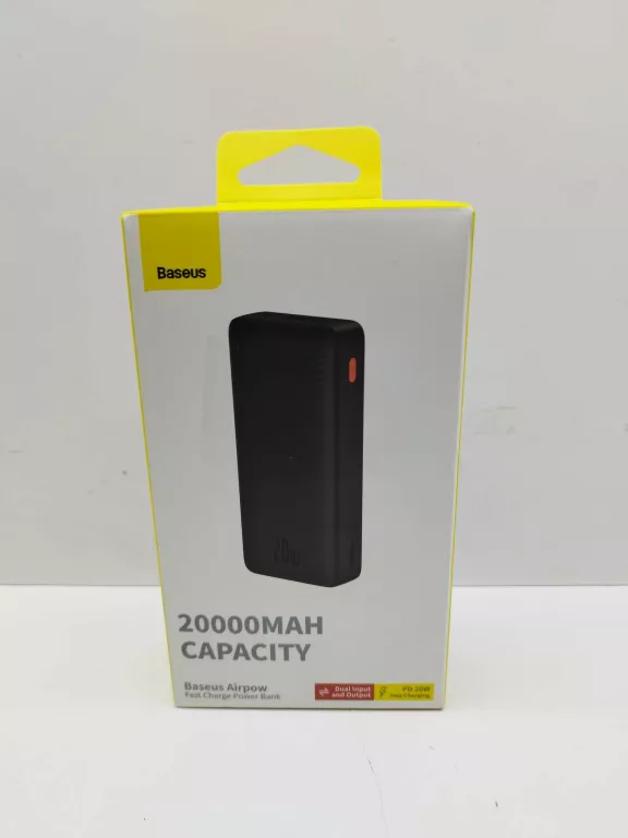 POWERBANK BASEUS CAPASITY 20000MAH 20W