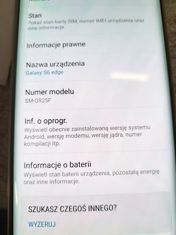 SMARTFON SAMSUNG GALAXY S6 EDGE 3 GB / 32 GB 4G (LTE) ZŁOTY