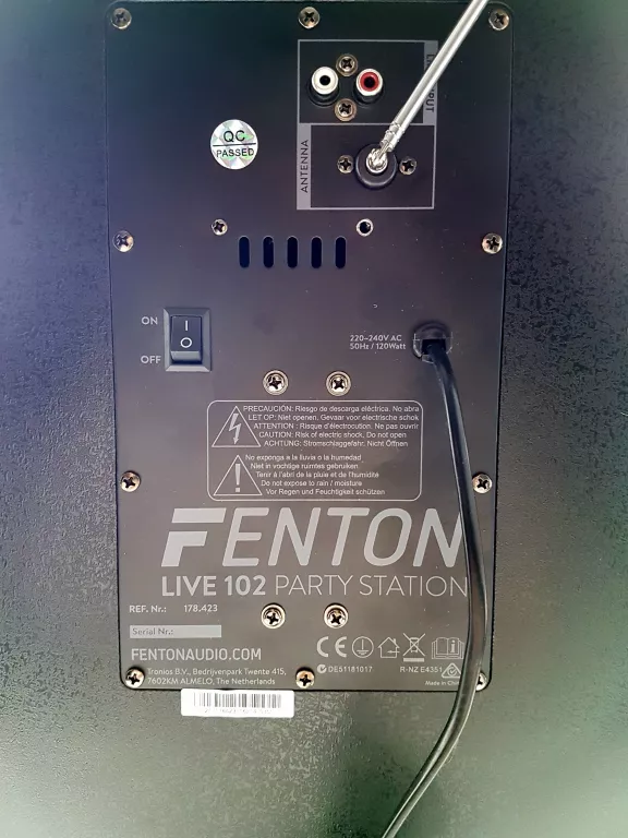 KOLUMNA AKTYWNA FENTON LIVE102 PARTY STATION 178.423