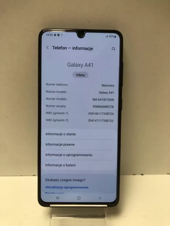 TELEFON SAMSUNG GALAXY A41 4/64GB