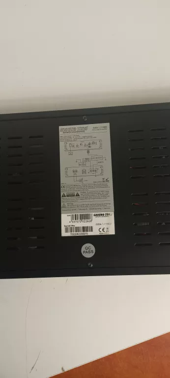 WZMACNIACZ SAMOCHODOWY GROUND ZERO GZIA 2.240 2X240 1X480 W RMS 2 KANAŁY