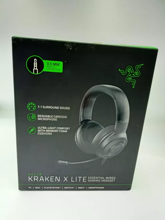 SŁUCHAWKI RAZER KRAKEN X LITE