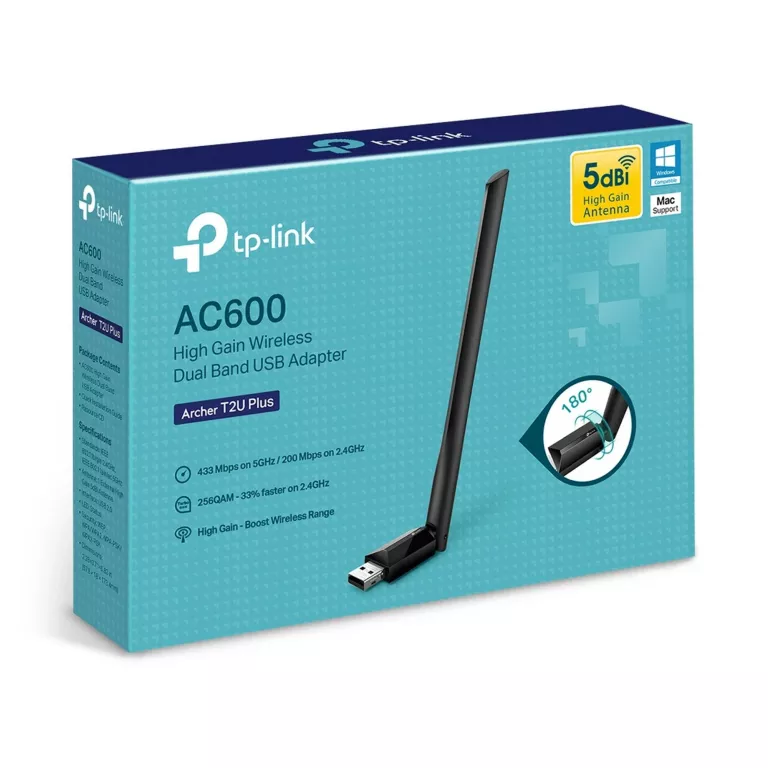 KARTA SIECIOWA USB TP-LINK AC600 ARCHER T2U PLUS KOMPLET